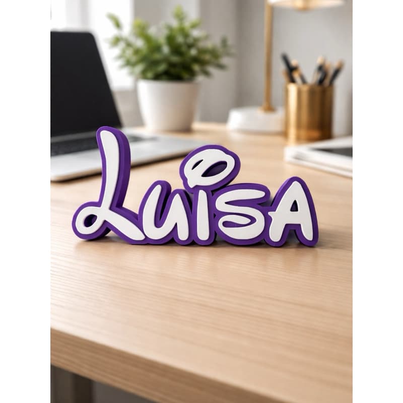 Nome em 3D Personalizado – Decoração Quarto/Bebê/Escritório – Alta Qualidade