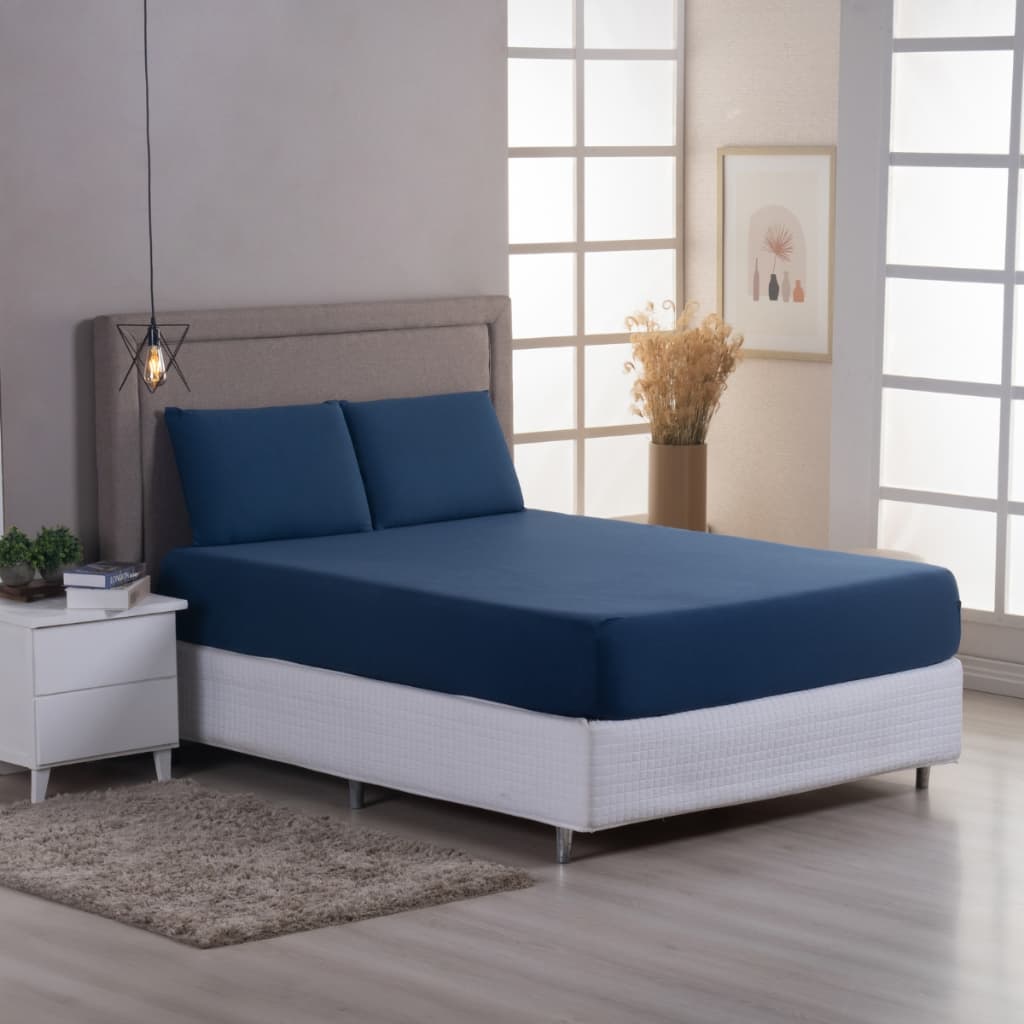 Roupa de Cama King Completa com Lençol Ajustável Alto e 2 Fronhas Macias Duráveis