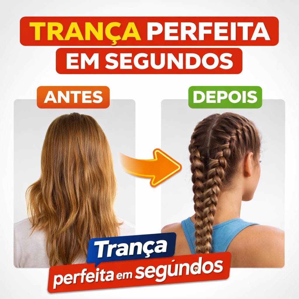 modelador de trança fácil profissional | acessório para cabelo rápido e perfeito em minutos