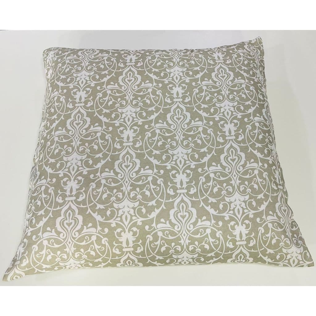 KIT 2 ALMOFADAS CHEIAS 60 CM X 60 CM - ESTAMPADA E LISA- CONTÉM ZÍPER - PROMOÇÃO