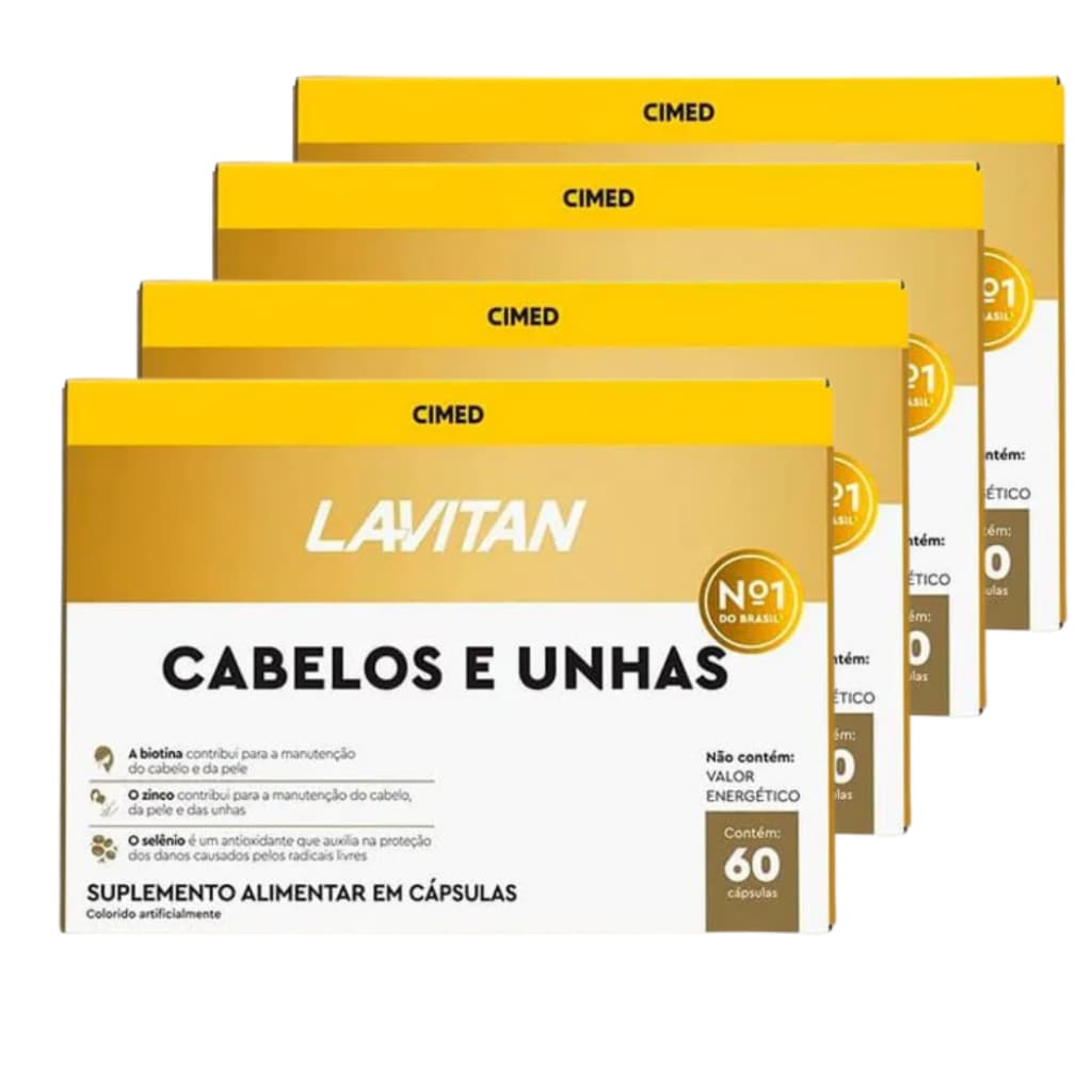 Lavitan Cabelos e Unhas 60 Cápsulas