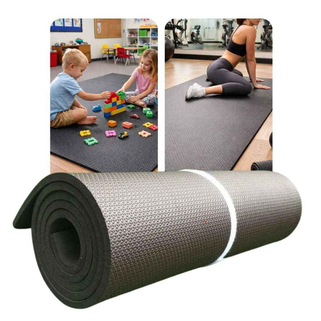 KIT 2 Tatames EVA 2x1m 20mm  – Alta Resistência Academia, Crossfit, Pilates, Funcional, Camping