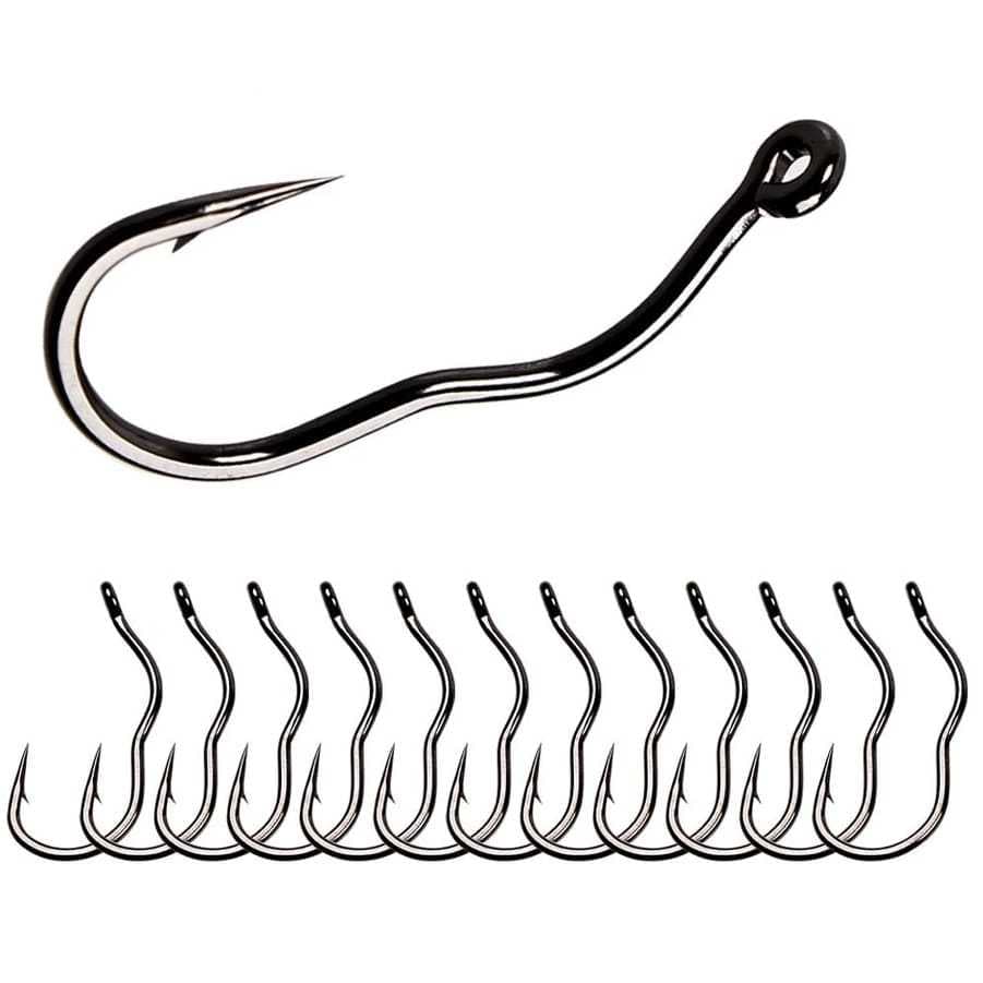 AUTO FLIP Anzol de Pesca Pancing Automático Anti-Running com Barba e Aço Carbono Albatroz Fisgada Automatica Acessorio