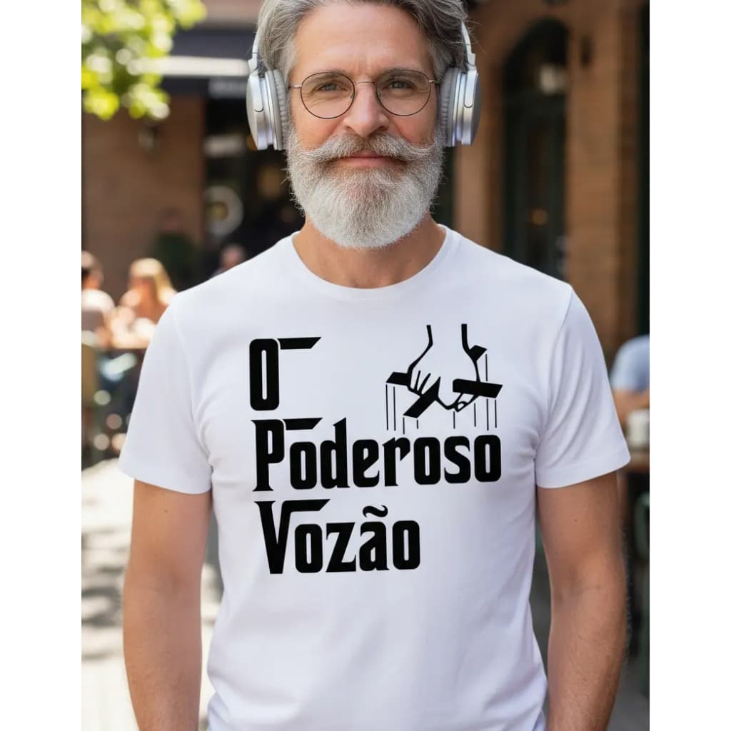 Camiseta Camisa Frases O Poderoso Vozão Vovô Avô Masculina
