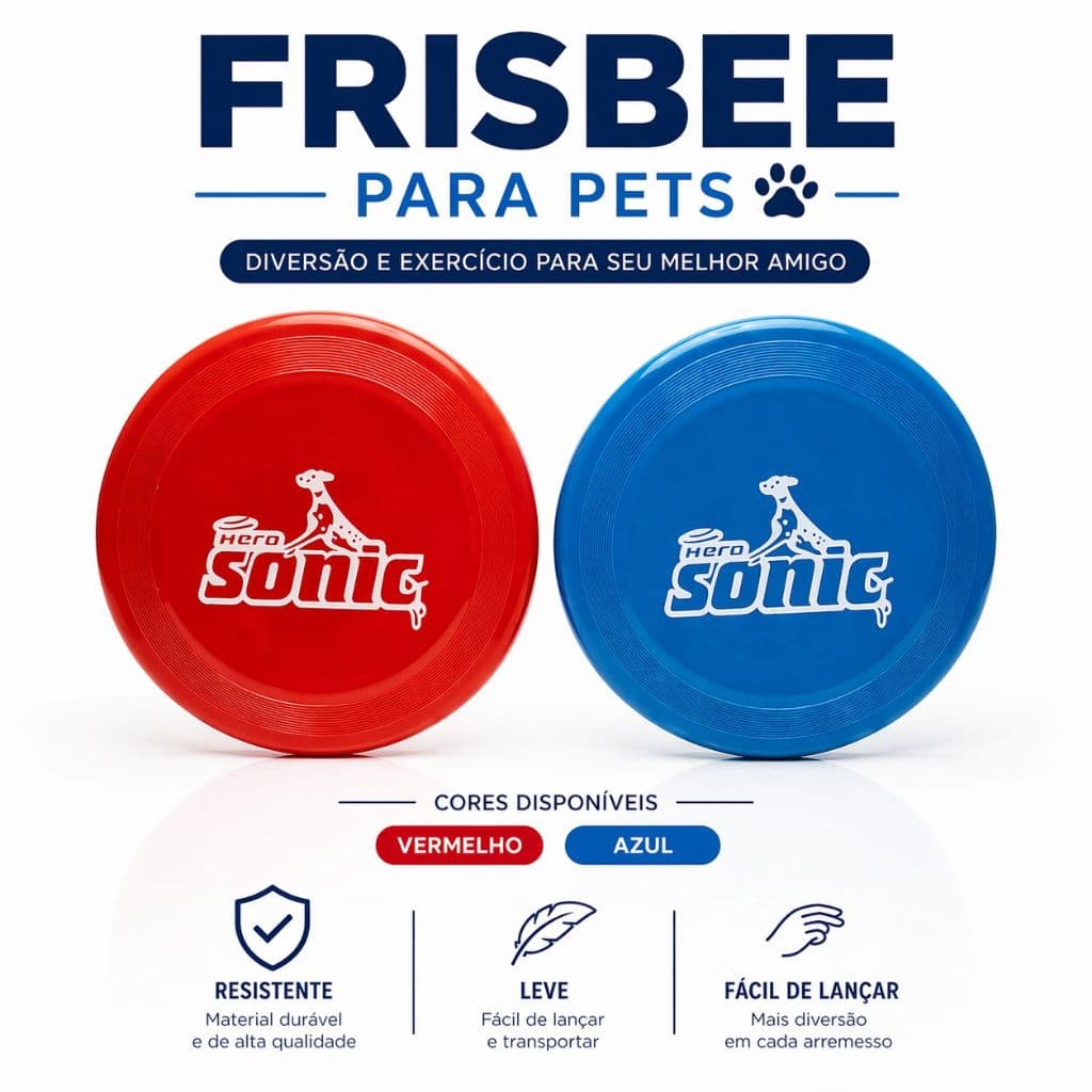 Frisbee Brinquedo pet Profissional Resistente Maleável para cachorros