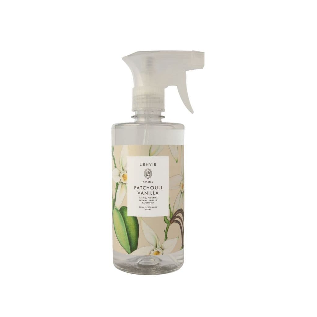 Água Perfumada Tecidos Patchouli Vanilla 500ml Premium