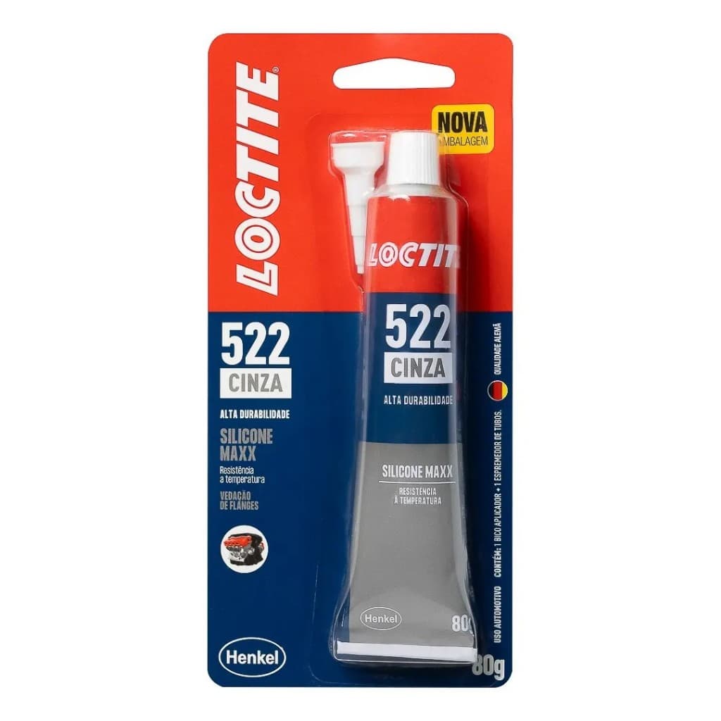 Silicone Junta Líquida Cola Alta Temp Loctite Superflex Grey