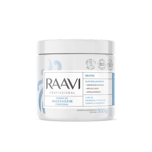Creme de Massagem Neutro Corporal Raavi 500g