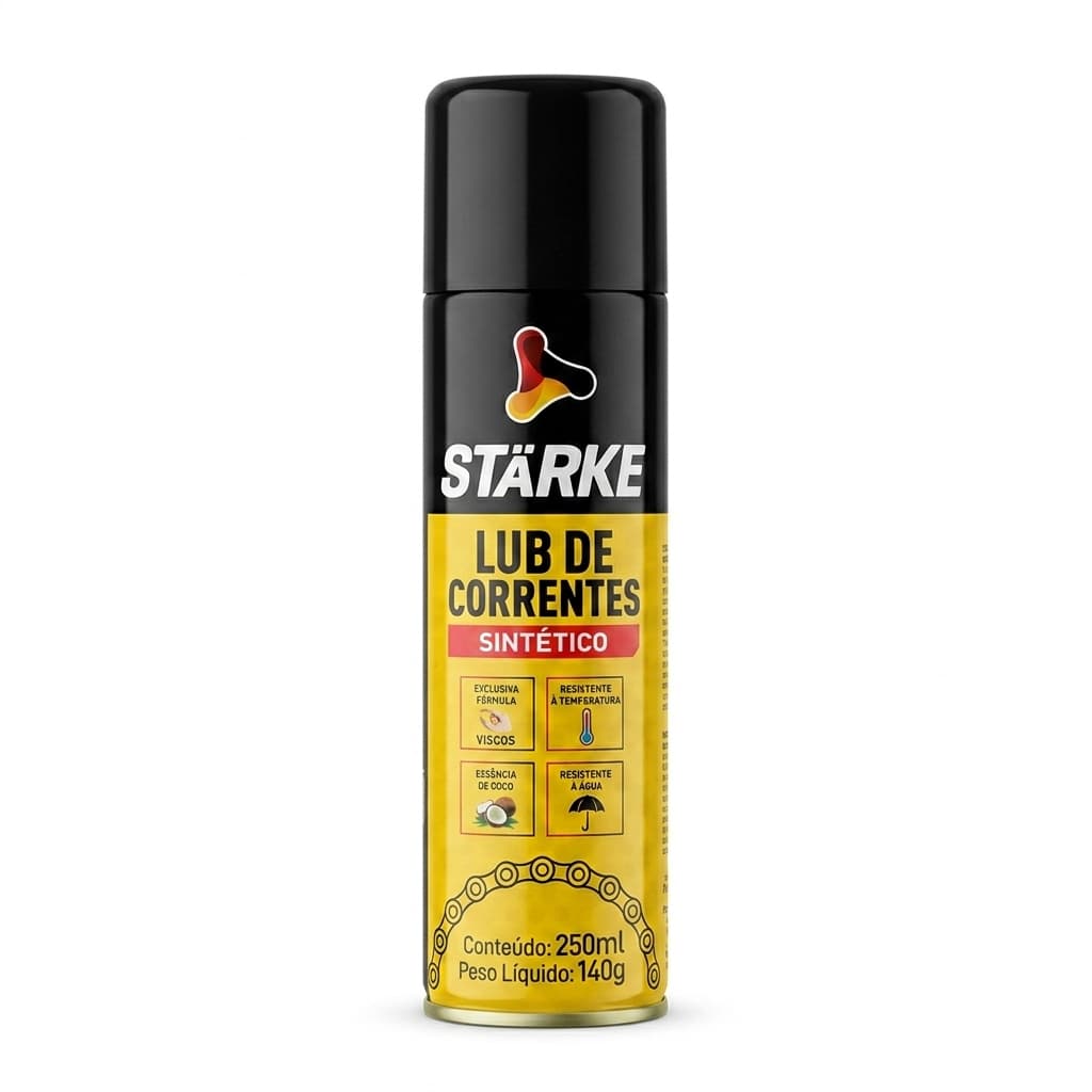 Lubrificante Para Correntes Starke - 250ml Menor Desgaste