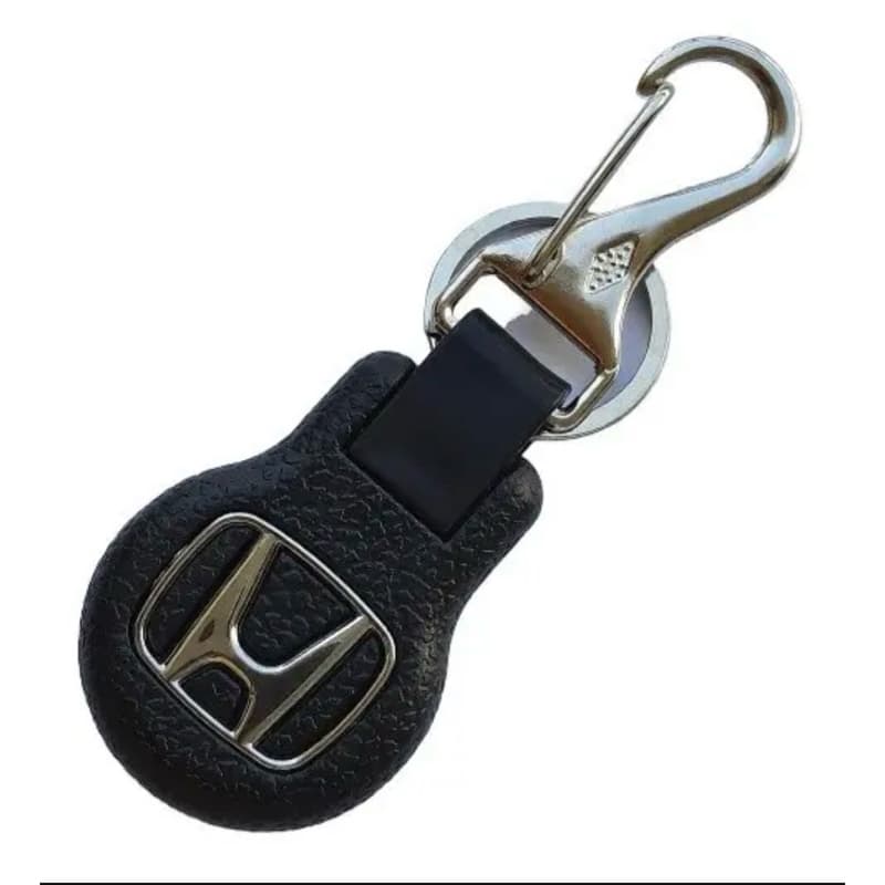 Chaveiro Automotivo Mosquetão Honda com Logo Cromado em Auto Relevo Civic City Fit HR-V