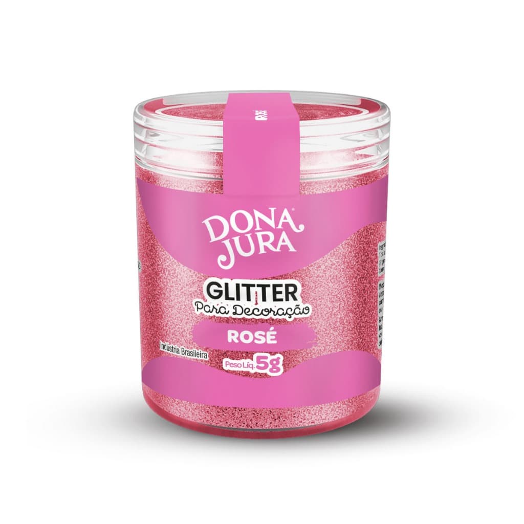 Glitter Para Decoração Rosé 5g Dona Jura
