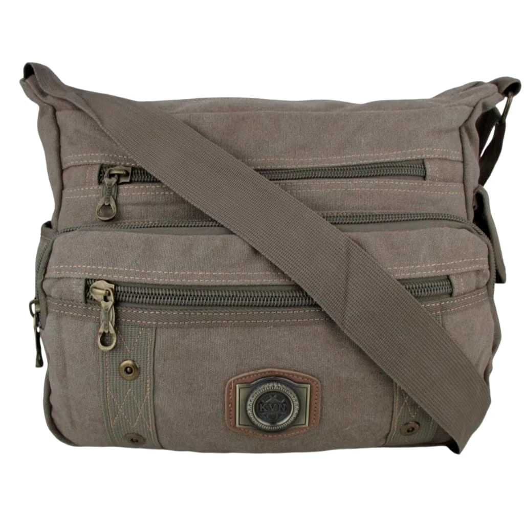 BOLSA TRANSVERSAL KVN8805# UNISSEX DE LONA REFORÇADA