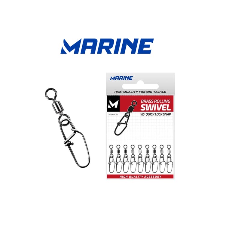 Girador C/ Snap RSQ Black Nickel - Marine - 20 Peças