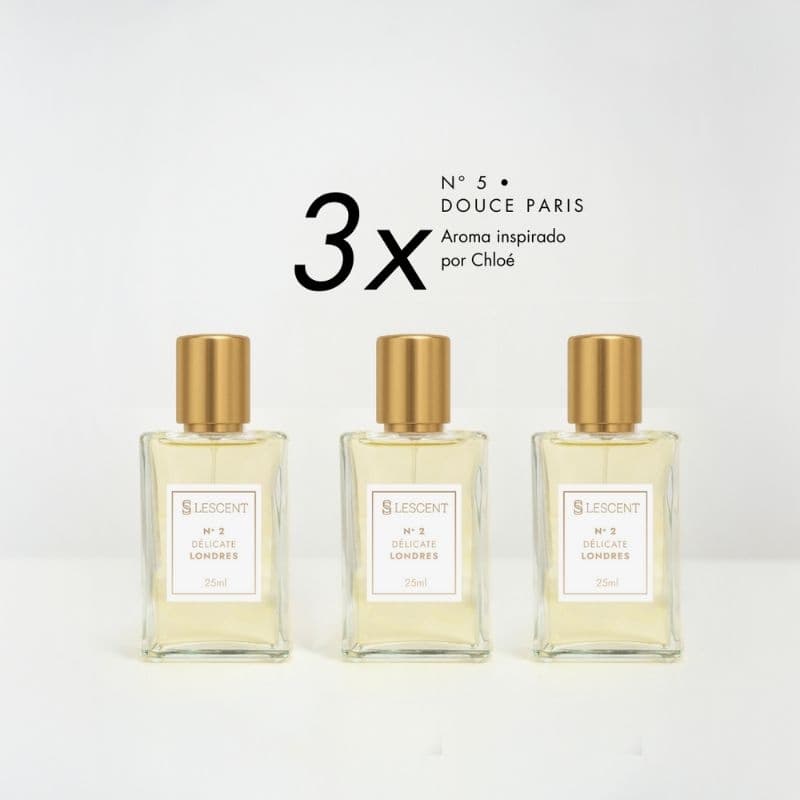 Perfume importado original premium Lescent Feminino 3x Nº 5 | 25mlfragrância inspirada
