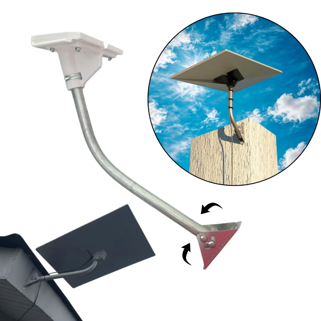 Suporte Starlink Padrão Standard Kit Gen 3, V4 e V4 X Fixação Parede Mastro Articulado Metálico