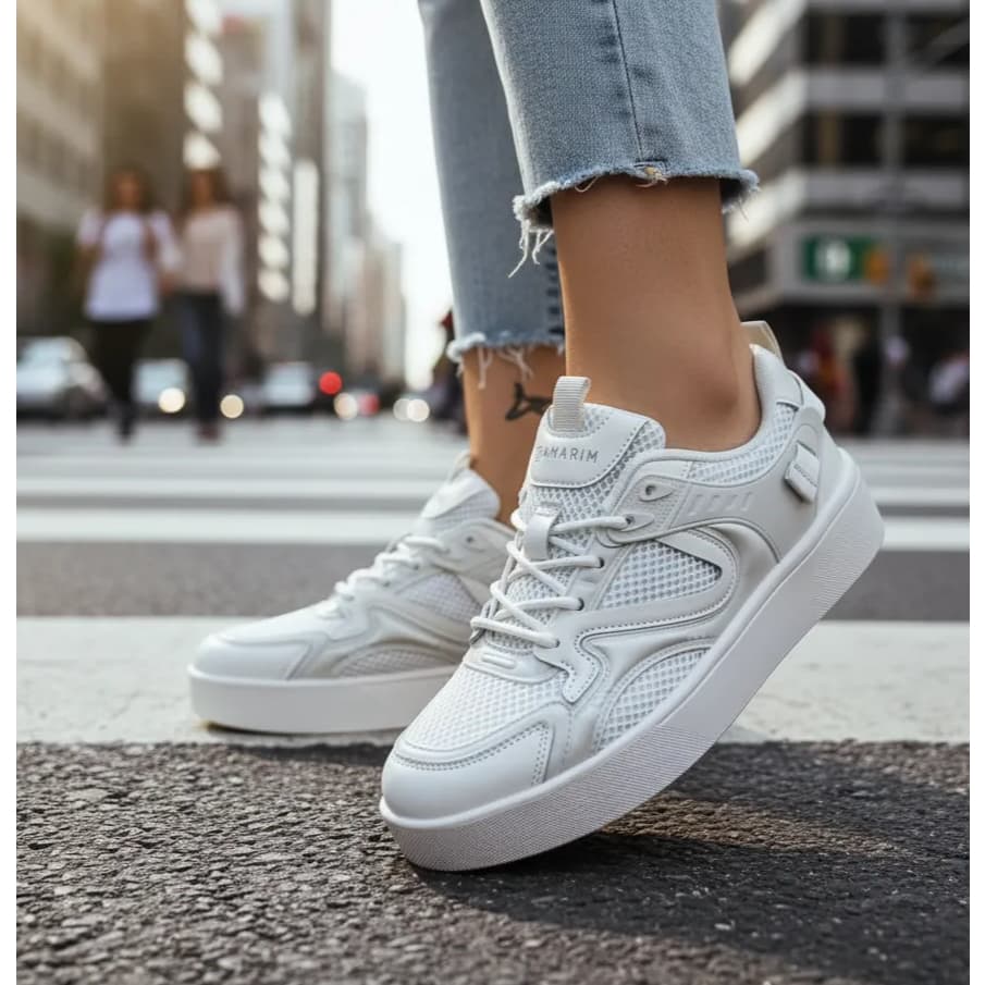 Tênis Feminino Plataforma Casual Ramarim 24-83232