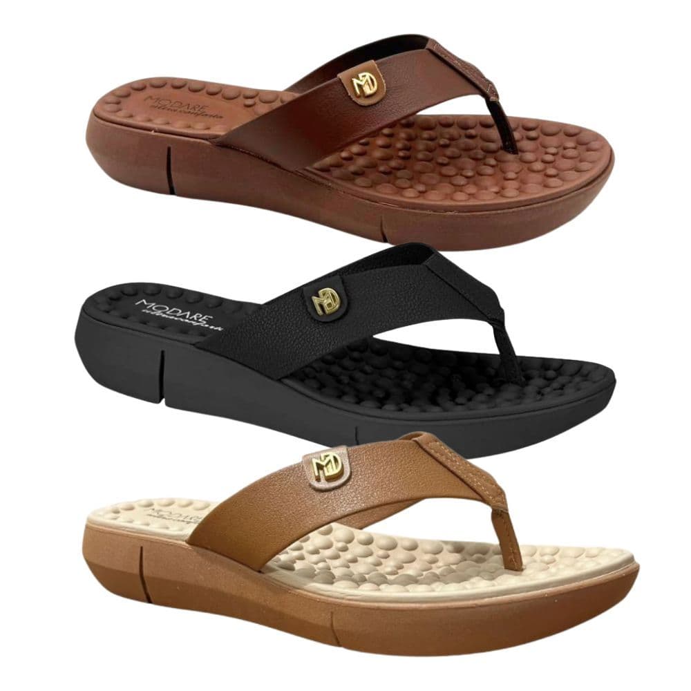 Chinelo Ortopedico Modare Feminino Massageador  Palmilha Esporão Original 7142106