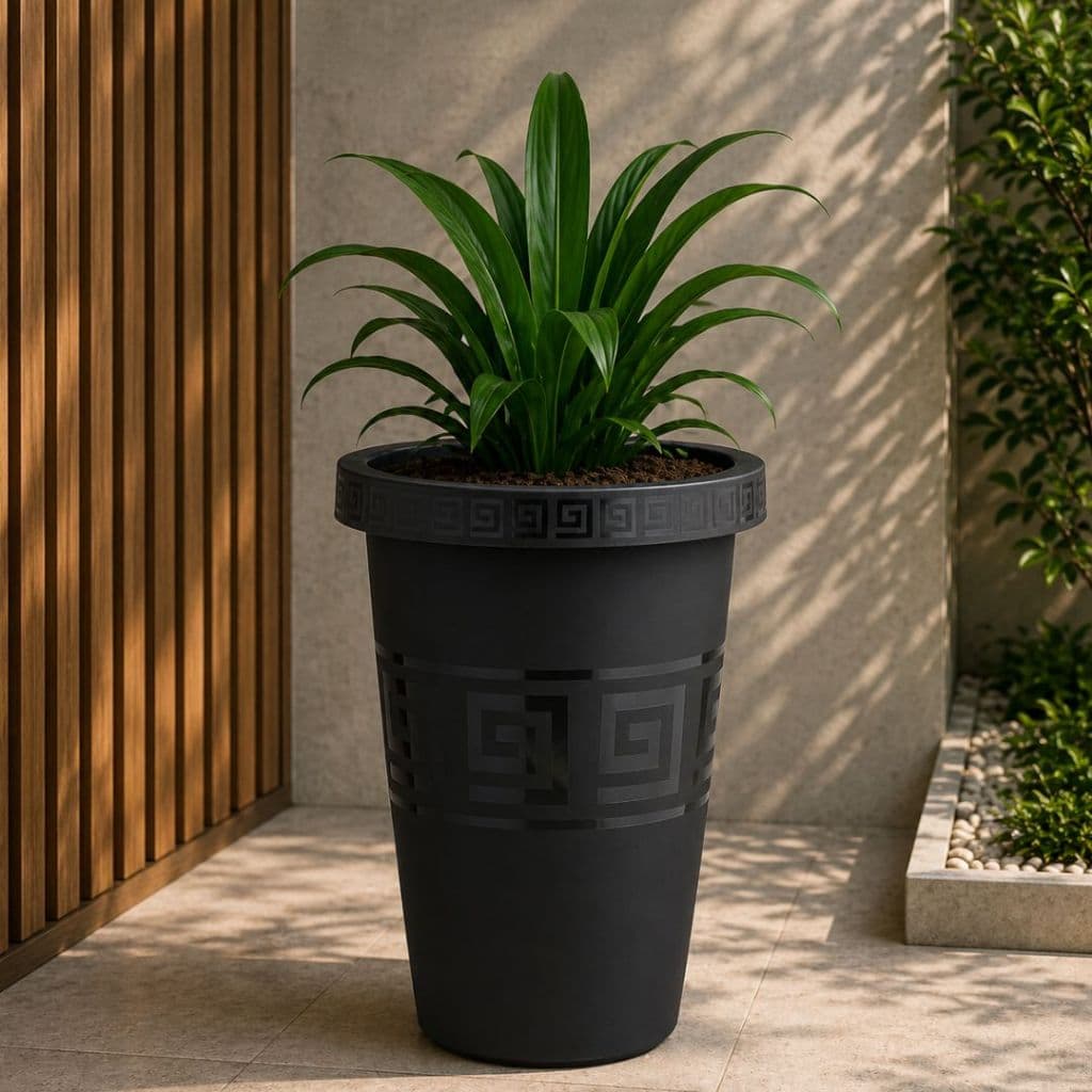 Vaso Plástico 21 Litros Reforçado Flores Plantas Jardim Decoração