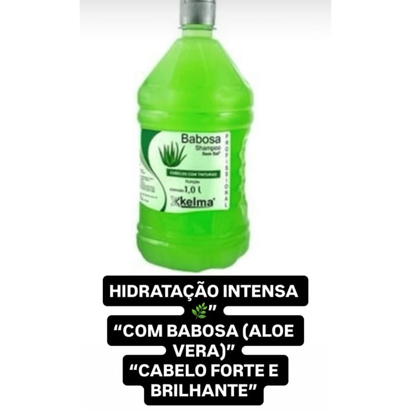 Shampoo Babosa 1l - Kelma