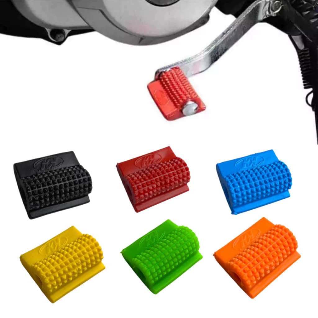 Protetor Tenis Borracha Pedal Cambio Pedal De Marcha Moto Universal
