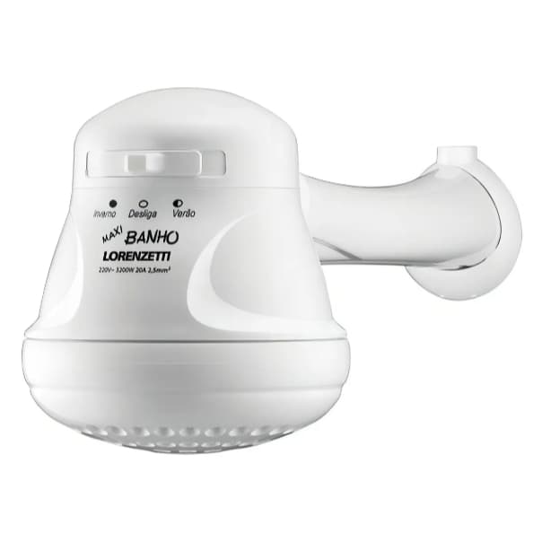 Chuveiro Lorenzetti Maxi Banho 5500W 220V Original com Cano Incluso 3 Temperaturas Alta Performance