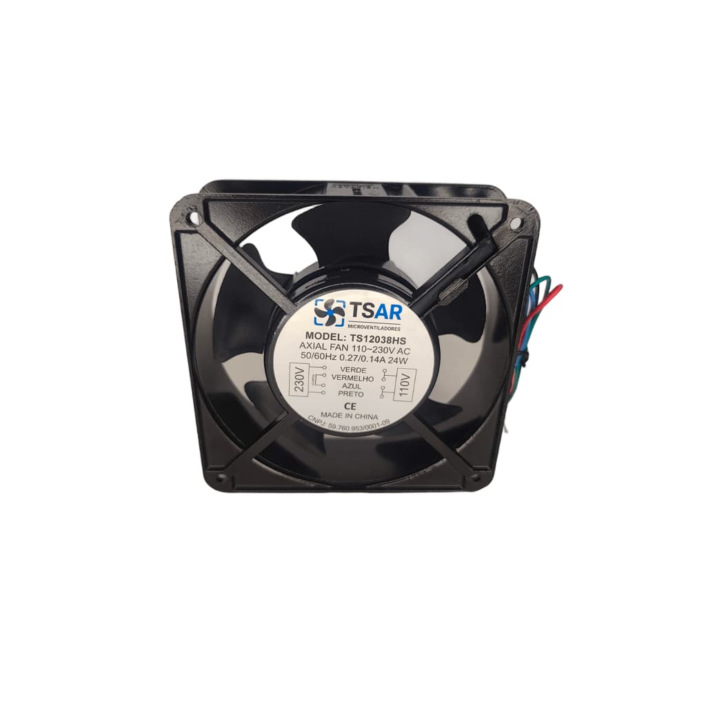 Micro Ventilador Cooler Ventoinha 120x120x38 110/220v Bivolt TSAR 2900RPM Silencioso