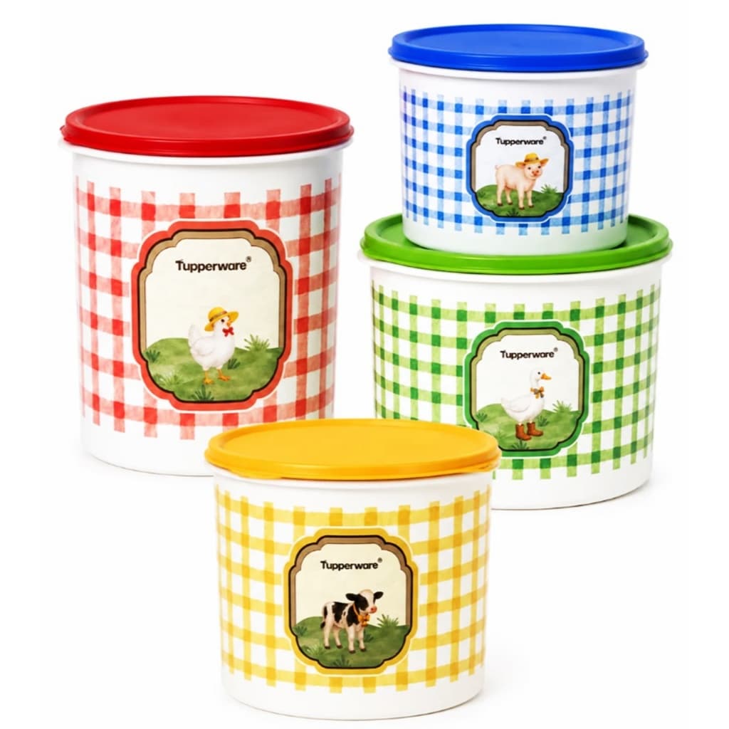 Tupperware Caixa Armazenagem Fazendinha  e Caminho da Roça - Diversas