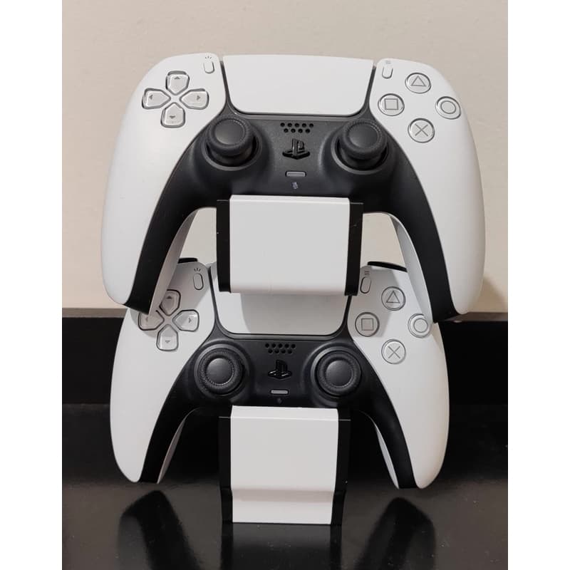 Suporte Duplo para Controle PS5 / Xbox | Organizador Gamer | Impressão 3D Resistente