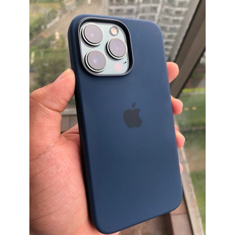 Capa capinha Silicone Case Azul Marinho para Iphone 7/8/xr/11/12/13/14/15/16/17
