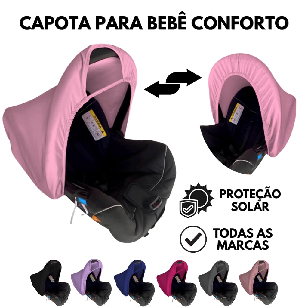Capota Para Bebê Conforto Até 13 kg Protetor Solar Galzerano Burigotto Cosco Safety 1 Chicco Voyage