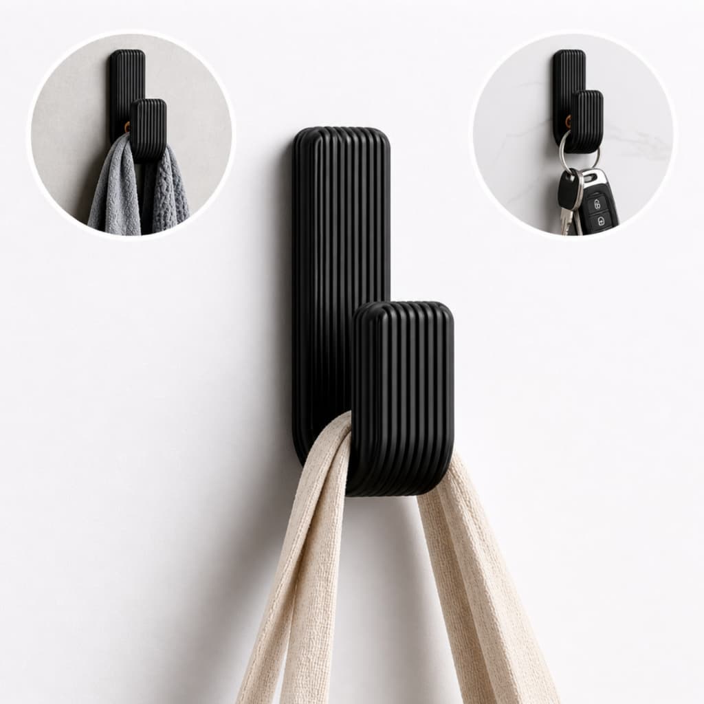 Kit Gancho Porta Pano De Prato Cozinha Suporte Porta Toalha Banheiro Adesivo Resistente
