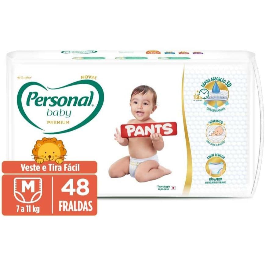Fralda Descartável Personal Baby Premium Pants (escolher o tamanho)
