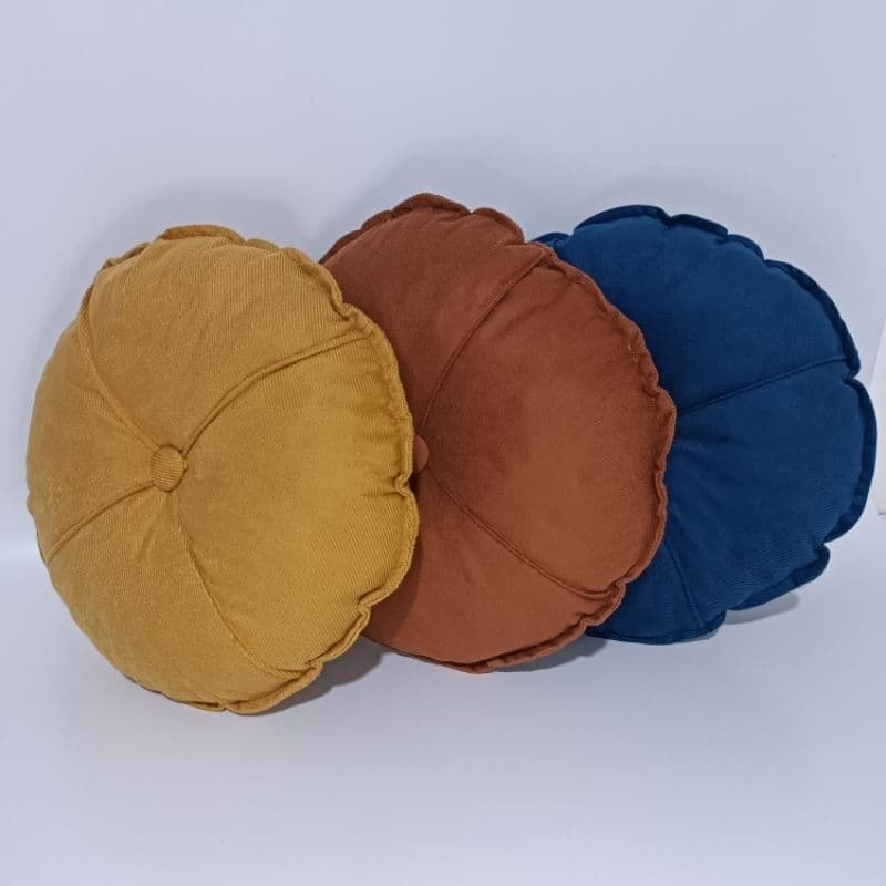 Almofadas Futon Redondas 35cm sortidas-decorativas.