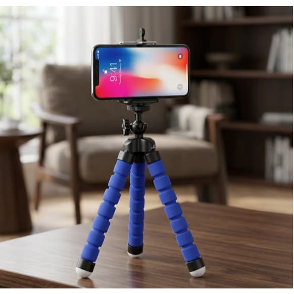 Tripé Articulável Polvo BMG-23 Flexível Universal para Celular Suporte Ajustável 360° Antiderrapante