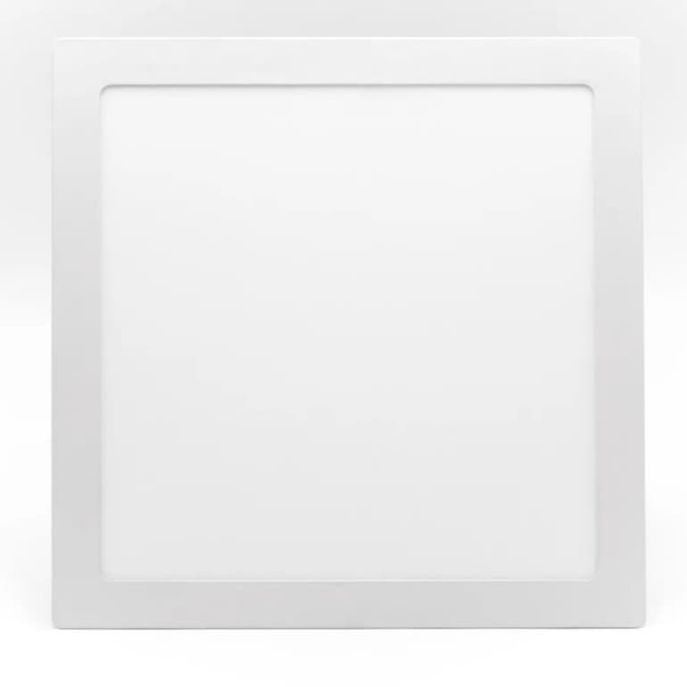 Painel LED 18W Plafon Embutir Branco Frio Spot Decoração Econômico Bivolt kit completo