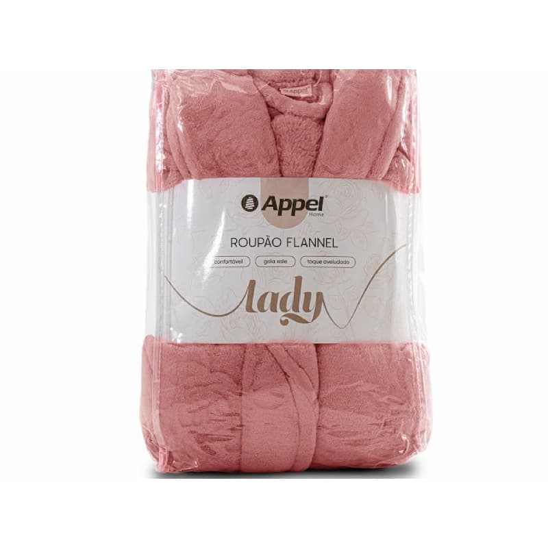 Roupão Lady Feminino e Pollo Masculino Microfibra Hobby Unissex Inverno Appel