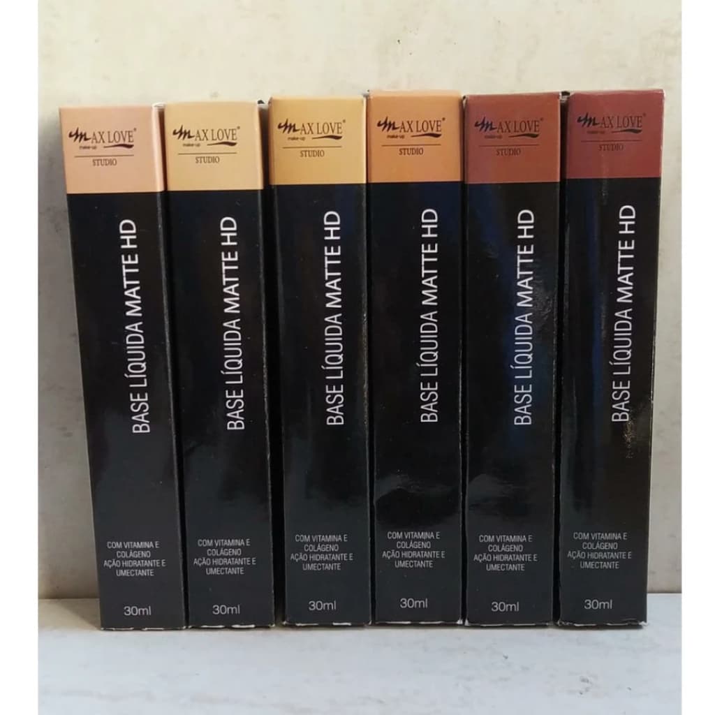 Base Líquida Matte HD – Max Love 30ml