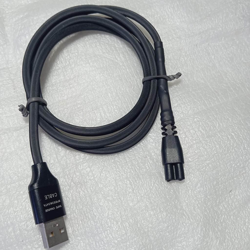 Cabo USB Com Plug Mini Para Carregar bladerpro Barbeador Eletrico