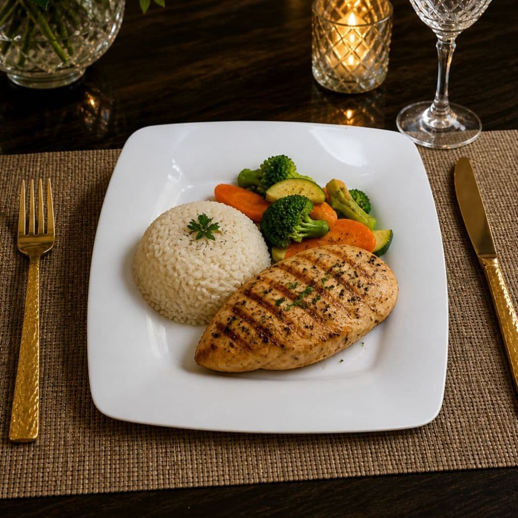 Kit até 50 Pratos Plástico Quadrado Refeições Lanches Pasteis Churrasco Salgados Festa Eventos