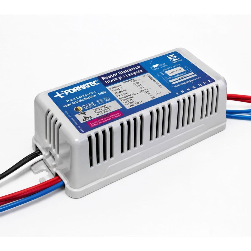 Reator 1 X 4w / 8w / 10w / 15w -  2/20w Bivolt Para Fluorescente Tubular Ou Germicida ou armadilha