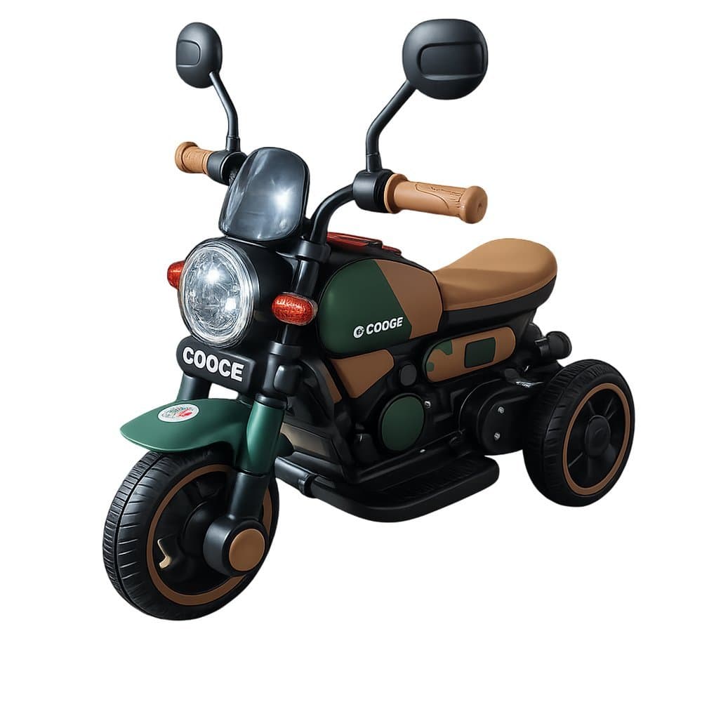 Moto Elétrica Infantil Prime Retrô - Verde