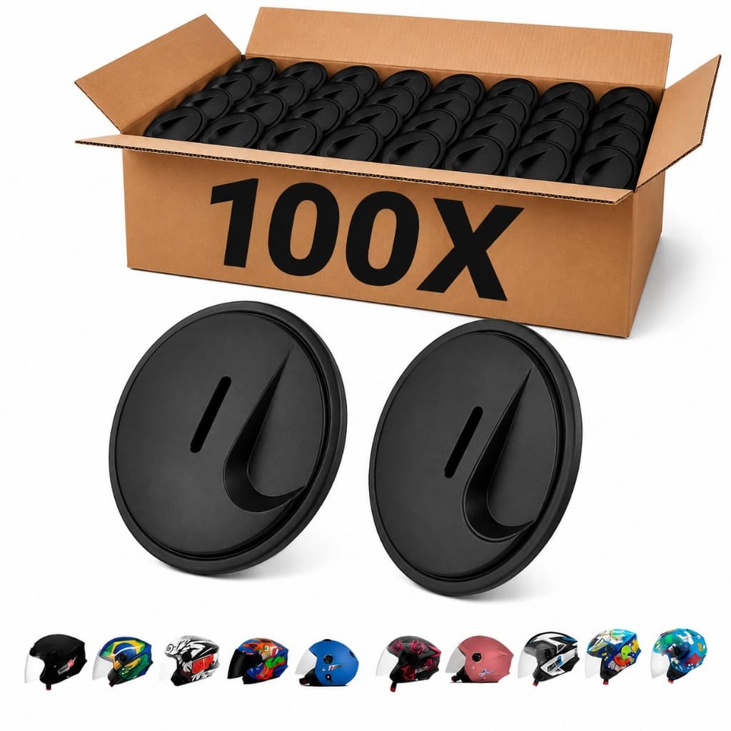 KIT 100 PARES DE REPARO PARA CAPACETE NEW LIBERTY 3