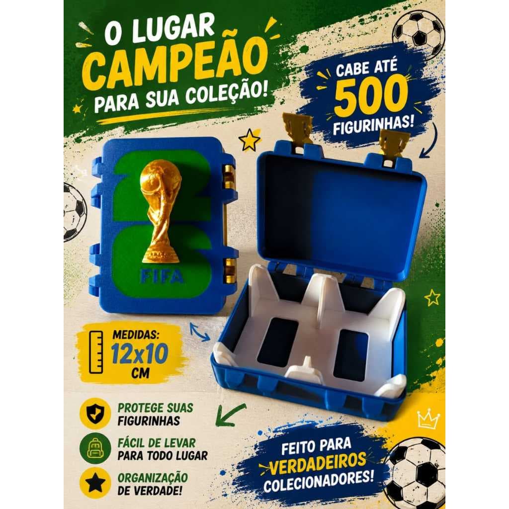 Porta figurinhas da copa