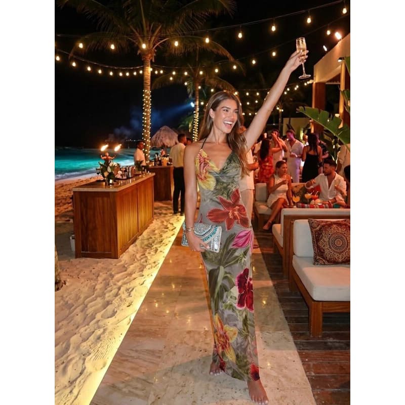 Vestido Festa Longo Ilha das Sereias