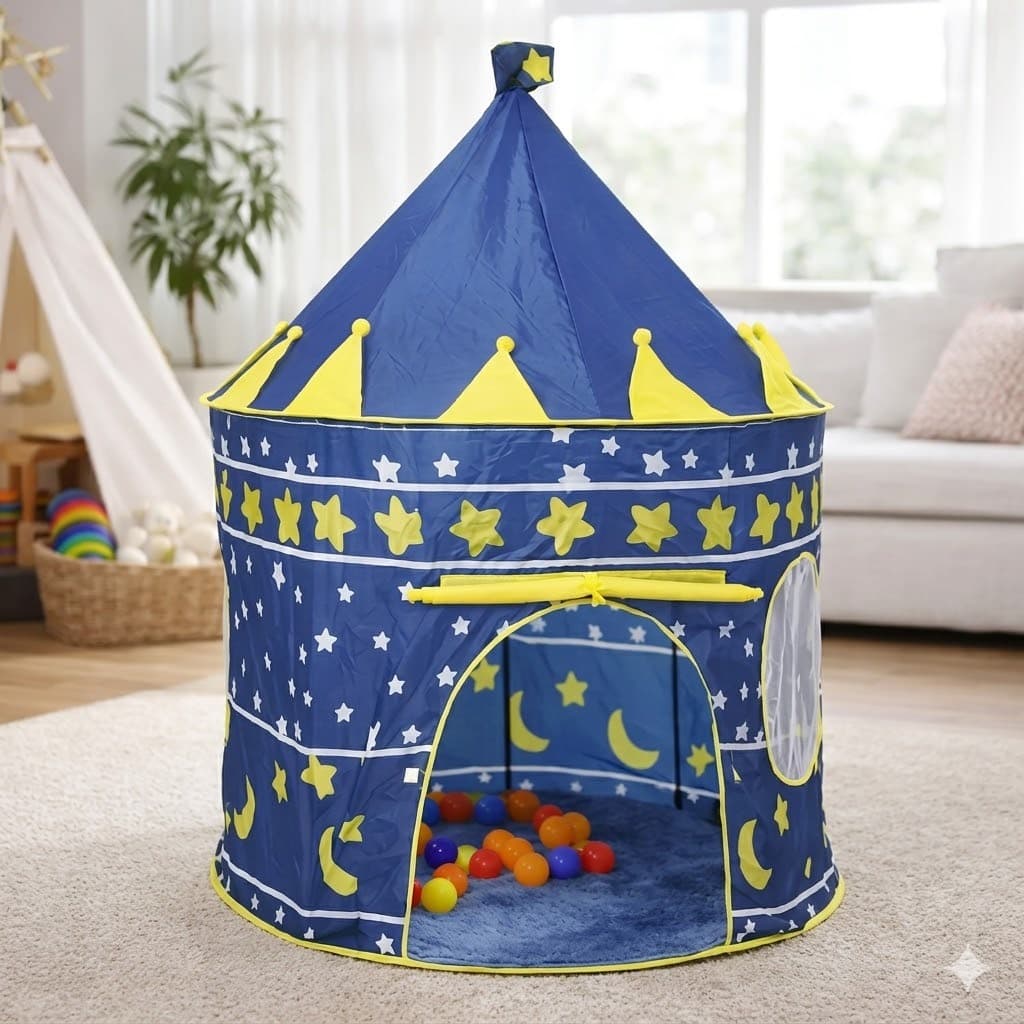 Barraca Infantil Castelo Dobrável Tenda Cabana Criança