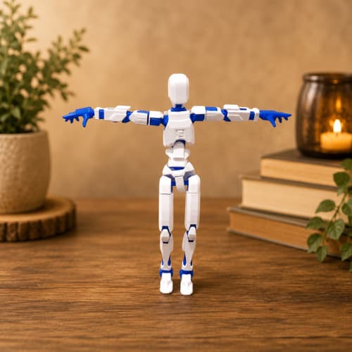 Boneco 100% Articulado Dummy 13 Figura de Ação Brinquedo Manequim Presente Infantil 14cm