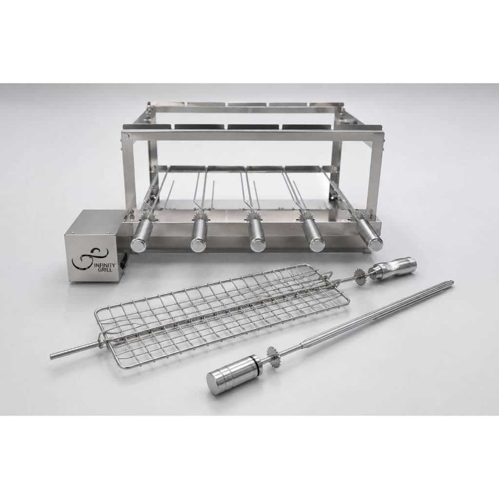 Gira Grill 5 espeto Infinity Grill + 2 Brinde