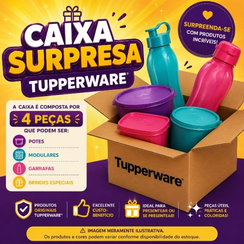 Caixa Surpresa Tupperware
