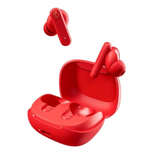 Fone De Ouvido Sem Fio Skullcandy Smokin Buds Vermelho