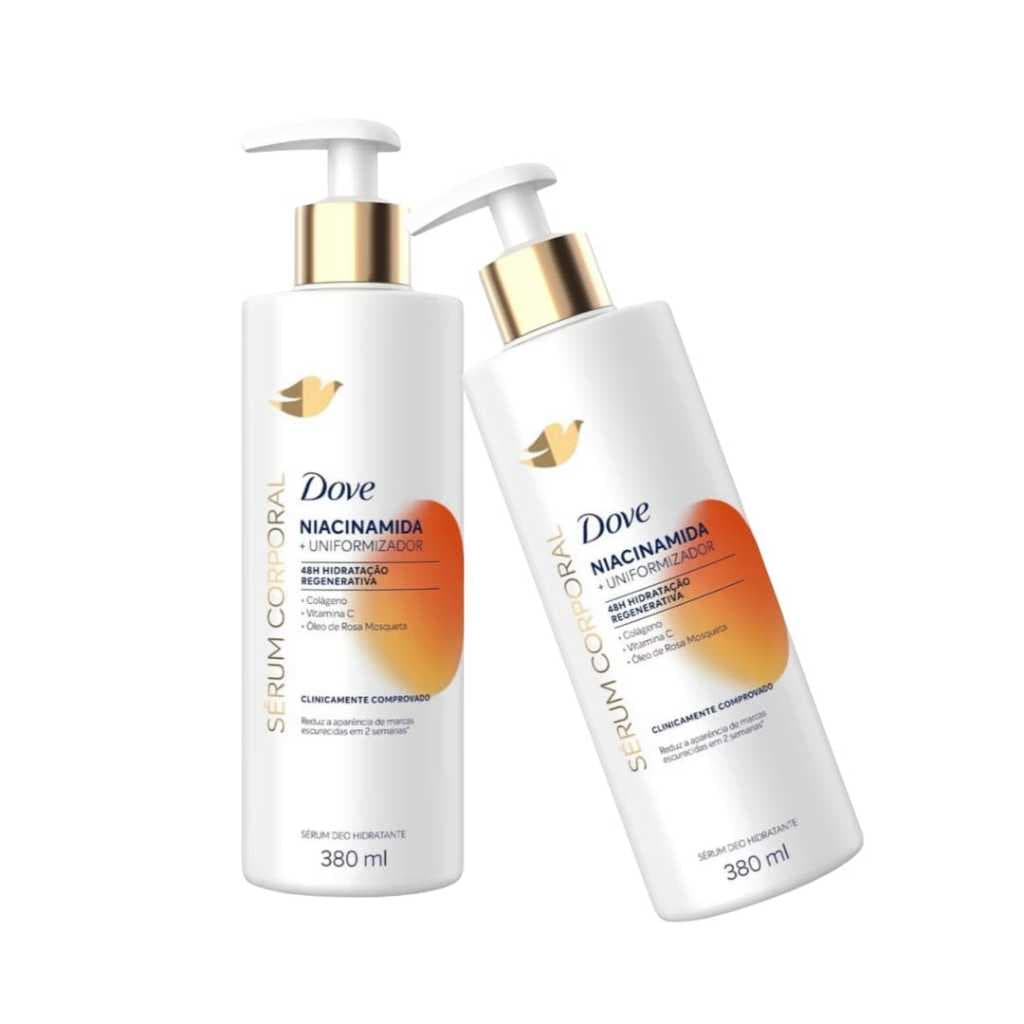 Dove Sérum Niacinamida Corporal 380ml - Uniformizador de Tom + Hidratação 72 Horas
